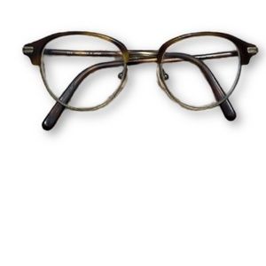 SEE Eyewear Glasses, Tortoise/ Brass